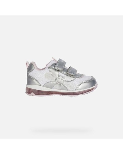 DEPORTIVO LUCES B TODO GIRL A PIEL/SINTETICO SILVER/PINK