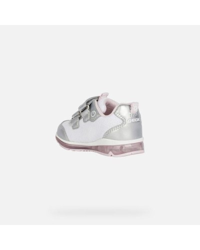 DEPORTIVO LUCES B TODO GIRL A PIEL/SINTETICO SILVER/PINK