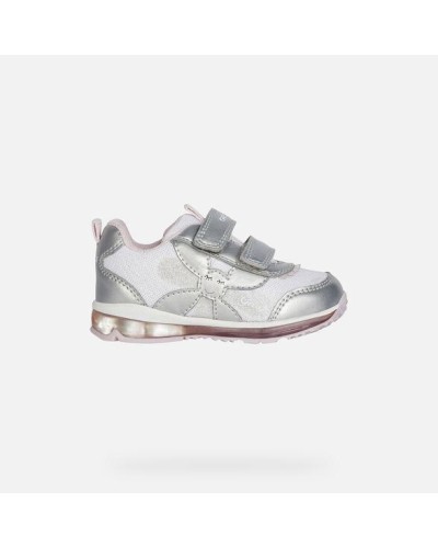 DEPORTIVO LUCES B TODO GIRL A PIEL/SINTETICO SILVER/PINK