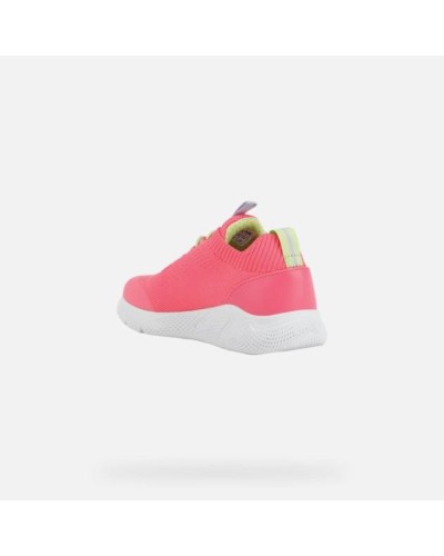 DEPORTIVA NIÑA J SPRINTYE G.B 81% TEJIDO 19% PIEL SUELA SINTETICA FLUO/FUCSIA