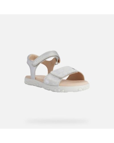 SANDALIA CASUAL SPORT J S. HAITI G.A 37% PIEL 63% SINTÉTICO WHITE/SILVER