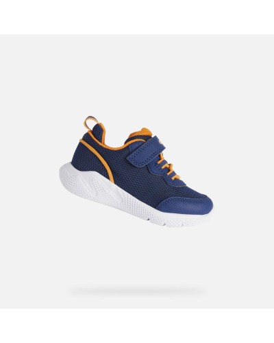 DEPORTIVO CASUAL SPORT B SPRINTYE B. E 75% MALLA NYLON 25% SINTÉTICO PISO SMEVA NAVY/ORANGE