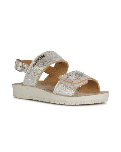 SANDALIA J SANDAL COSTAREI GIRL A PIEL/SINTETICO SILVER