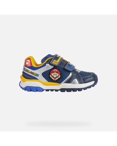 ADEPORTIVADO SUPER MARIO J TUONO BOY A MESH+ECOP BOT JUNIOR SNEAKERS 60% Sintético 40% Tejido SUELA GOMA NAVY/ROYAL