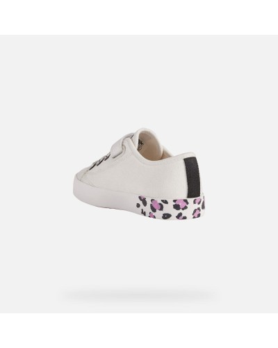 DEPORTIVA NIÑA CASUAL JR CIAK G.D TELA 60% TEJIDO 40% SINTETICO SUELA DE GOMA WHITE/BLACK