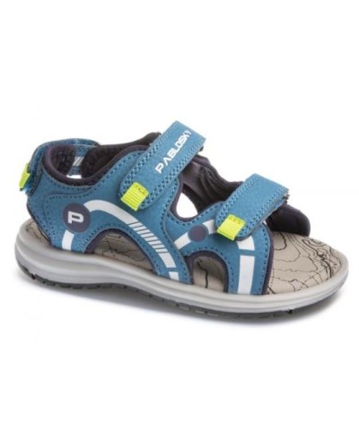 SANDALIA ABIERTA P.U. JEANS GOMA AZUL