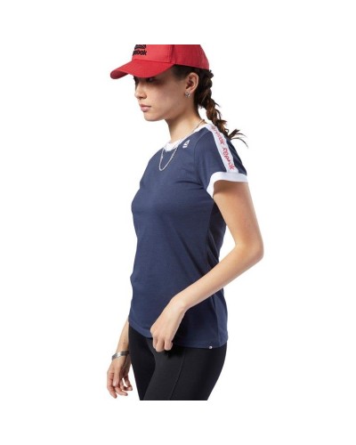 CAMISETA MANGA CORTA LINEAR LOGO TEE 60% ALGODÓN 40% POLYESTER HERITAGE NAVY