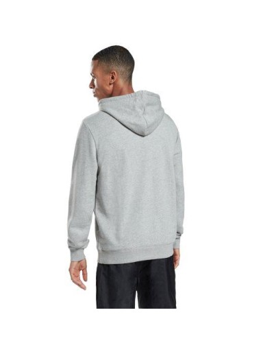 SUDADERA Reebok Identity French Terry Vector OTH Hood medium grey heather/white