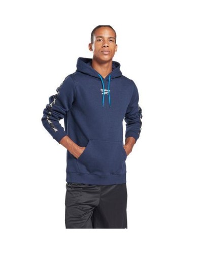 SUDADERA Training Essentials Tape Hoodie vector navy