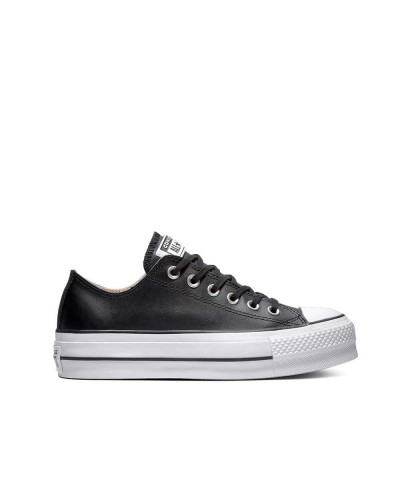 ZAPATO Chuck Taylor All Star Lift Clean Leather Low Top Black