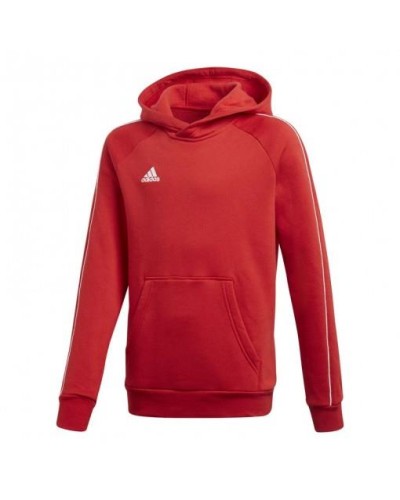 SUDADERA CAPUCHA CORE18 HOODY Y 70% ALGODÓN 30% POLYESTER POWER RED/WHITE