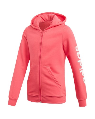 SUDADERA CAPUCHA CREMALLERA YG E LIN FZ HD 52% ALGODÓN 48% POLYESTER RECICLADO REAL PINK S18/WHITE