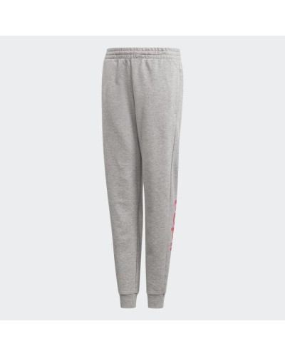 PANTALON LARGO YG E LIN PANT 52% ALGODÓN 48% POLYESTER RECICLADO MEDIUM GREY HEATHER/REAL PIONK S18