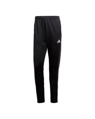 PANTALON LARGO Core18 Training Pant 100% rec polyester black/white