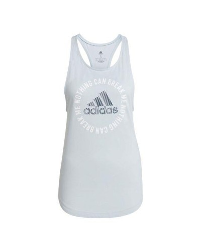 CAMISETA TIRANTES POWER SLOGAN GRAPHIC TANK 70% Cotton/30% rec polyester halo blue