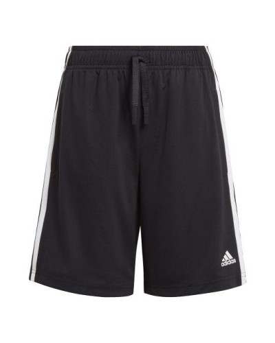 CONJUNTO CORTO ADIDAS BOYS B 3S T-SHIRT AND SHORTS 100% rec polyester white/black