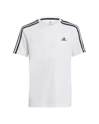 CONJUNTO CORTO ADIDAS BOYS B 3S T-SHIRT AND SHORTS 100% rec polyester white/black