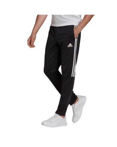 PANTALON LARGO AEROREADY SERENO 3-STRIPES PANTS NEGRO / BLANCO