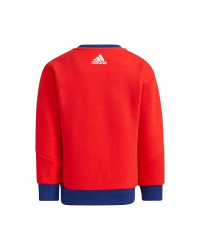 SUDADERA LB FLEECE CREW ROJO INTENSO