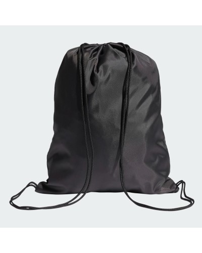 MOCHILA CUERDAS 100% rec polyester LINEAR GYMSACK BLACK/WHITE