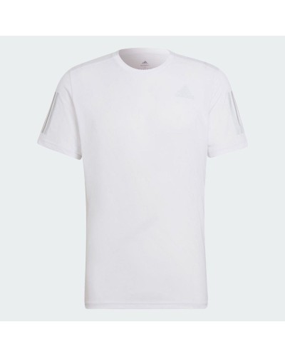 CAMISETA MANGA CORTA OWN THE RUN TEE WHITE / REFLECTIVE SILVER