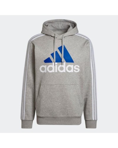 SUDADERA CAPUCHA M BL3S FL HD 53% ALGODÓN 36% POLIÉSTER RECICLADO 11% VISCOSA CORTE REGULAR MGREYH/WHITE