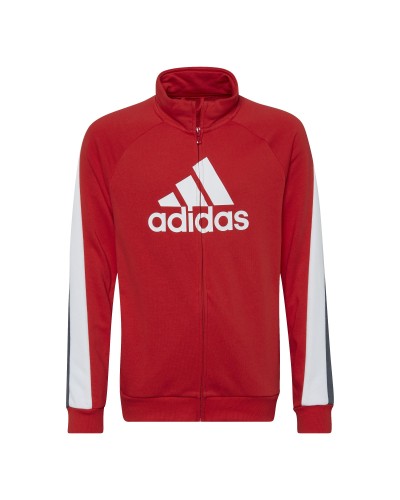 CHANDAL B BOS COT TS VIVRED/WHITE/GRESIX 70% ALGODÓN 30% POLIÉSTER RECICLADO AJUSTE SUPERIOR NORMAL AJUSTE PANTALÓN: TIRO ROJO/N