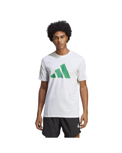 CAMISETA MANGA CORTA TR-ES FR LOGO T 70% POLIÉSTER RECICLADO 30% ALGODÓN TEJIDO TRANSPIRABLE AEROREADY WHITE/COUGRN