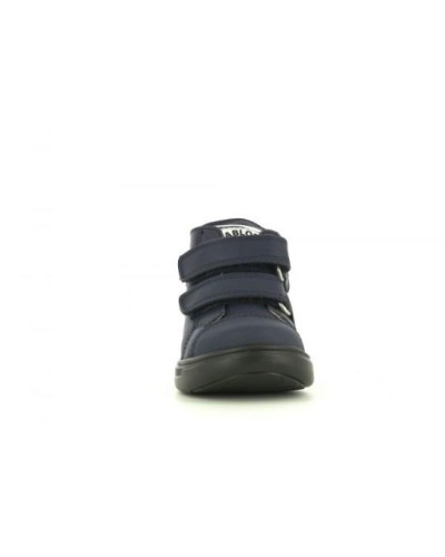 BOTA NIÑA VELCRO PIEL SEDA COLOR NAVY