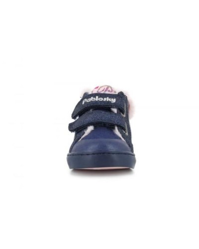 BOTIN MICROFIBRA NAVY