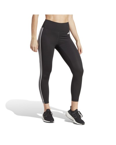 LEGGINGS 7/8 TRAIN ESSENTIALS HIGH-WAISTED 3 BANDAS NEGRO