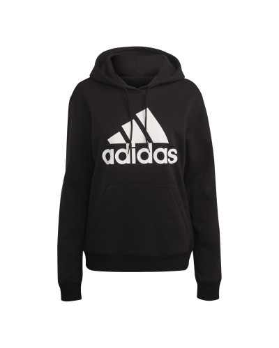 SUDADERA CAPUCHA W BL FL R HD 53% ALGODÓN 36% POLIÉSTER RECICLADO 11% VISCOSA BLACK/WHITE