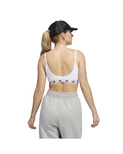 TOP PUREBARE LIGHT SUPPORT BRA WHITE / BLACK