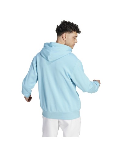 SUDADERA CAPUCHA ESSENTIALS FRENCH TERRY BIG LOGO HOODIE LIGHT AQUA