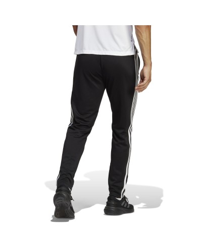 PANTALON LARGO TRAIN ESSENTIALS TRAINING 3 BANDAS NEGRO / BLANCO