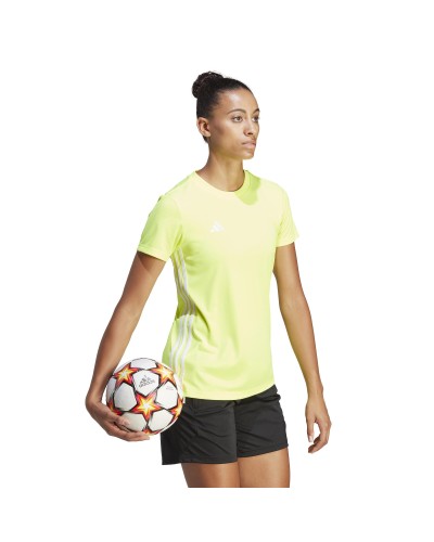 CAMISETA MANGA CORTA TABELA 23 JERSEY WOMEN TEAM SOLAR YELLOW / WHITE