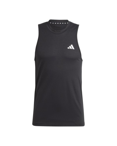 CAMISETA SIN MANGAS TRAIN ESSENTIALS FEELREADY TRAINING NEGRO / BLANCO