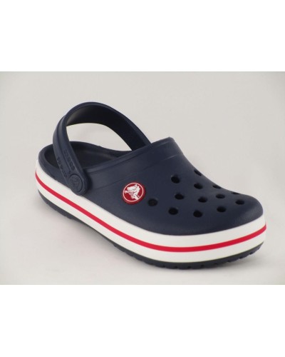 ZUECO Crocband Clog K FIBRA SINTETICA Navy Red