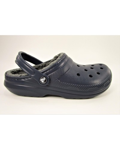 ZUECO CROCS CLASSIC LINED CLO U MARINO