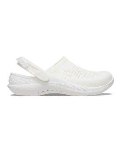 ZUECO CROCS LITERIDE 360 FIBRA SINTÉTICA SUELA GOMA CLOG ALMOSTE WHITE/ALMOST WHITE