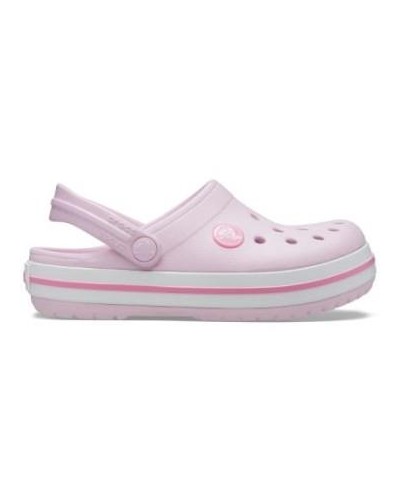 ZUECO CROCBAND CLOG T FIBRA SINTÉTICA 100% CROSLITE BALLERINA PINK