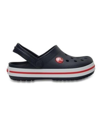 ZUECO CROCBAND CLOG K FIBRA SINTÉTICA 100% CROSLITE NAVY/RED