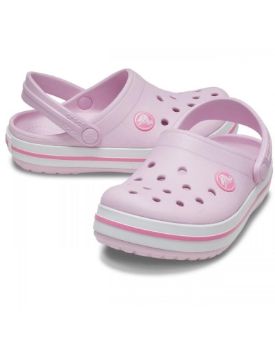 ZUECO CROCBAND CLOG K FIBRA SINTÉTICA 100% CROSLITE BALLERINA PINK