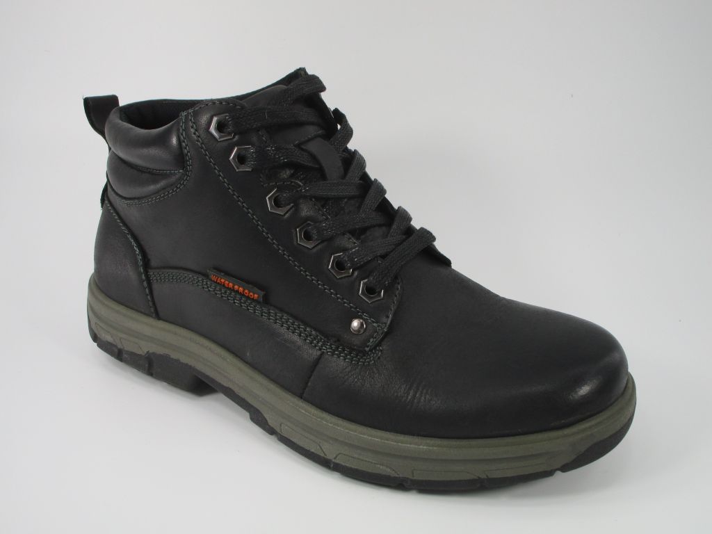 BOTA PIEL  WATERPROOF NEGRO