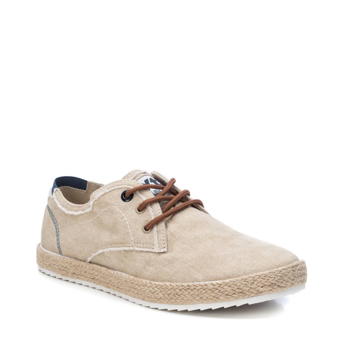 ALPARGATA TEXTIL CORDONES TAUPE