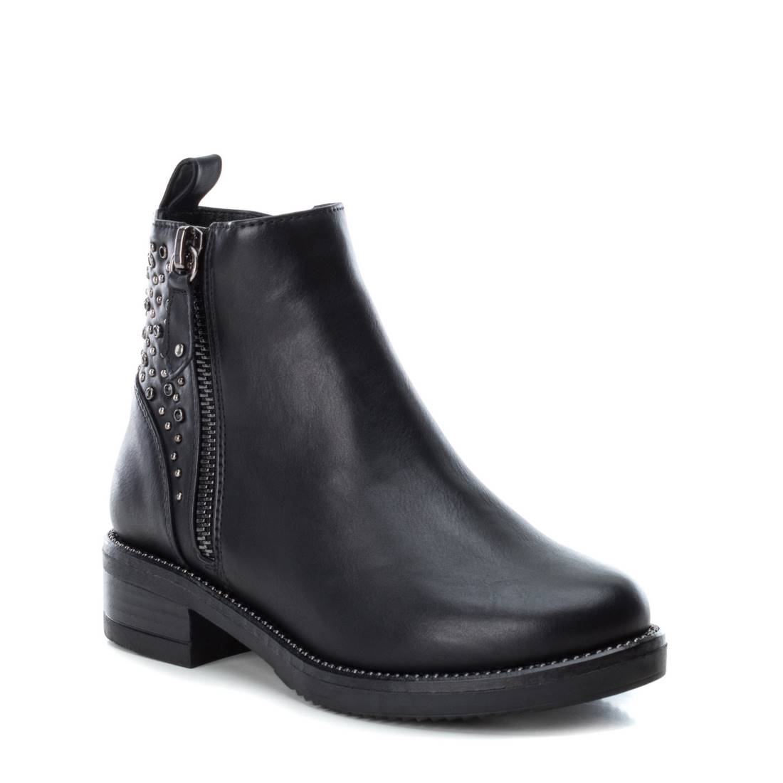 BOTIN COMBINADO CREMALLERA NEGRO