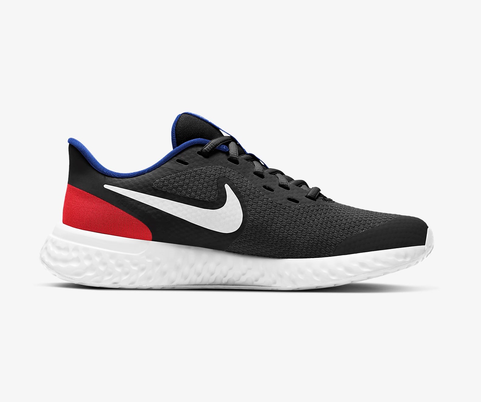 DEPORTIVO RUNNING Nike Revolution 5 
Big Kids Running Shoe NEGRO / BLANCO / ROJO