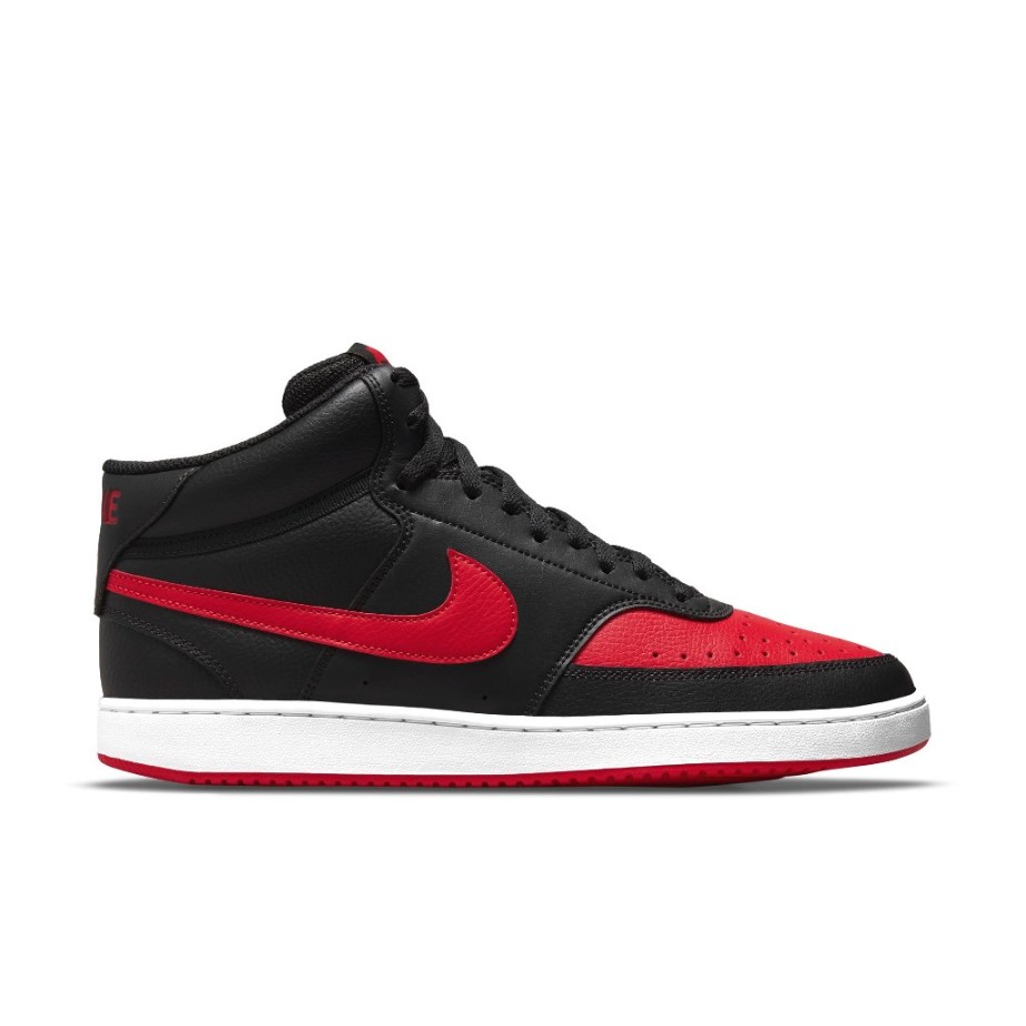 DEPORTIVO NIKE COURT VISION MID MENS SHOES SP23 NEGRO/ROJO