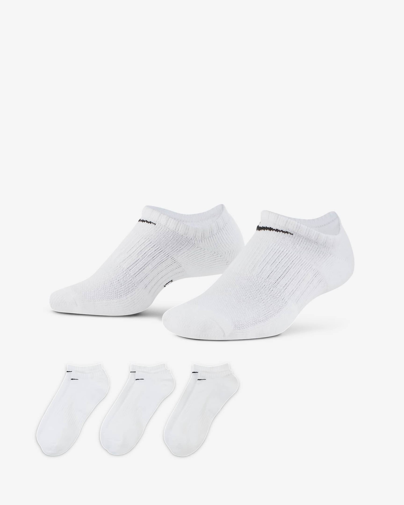 CALCETINES NIKE EVERYDAY CUSHIONED NO-SHOW TRAINING BLANCO