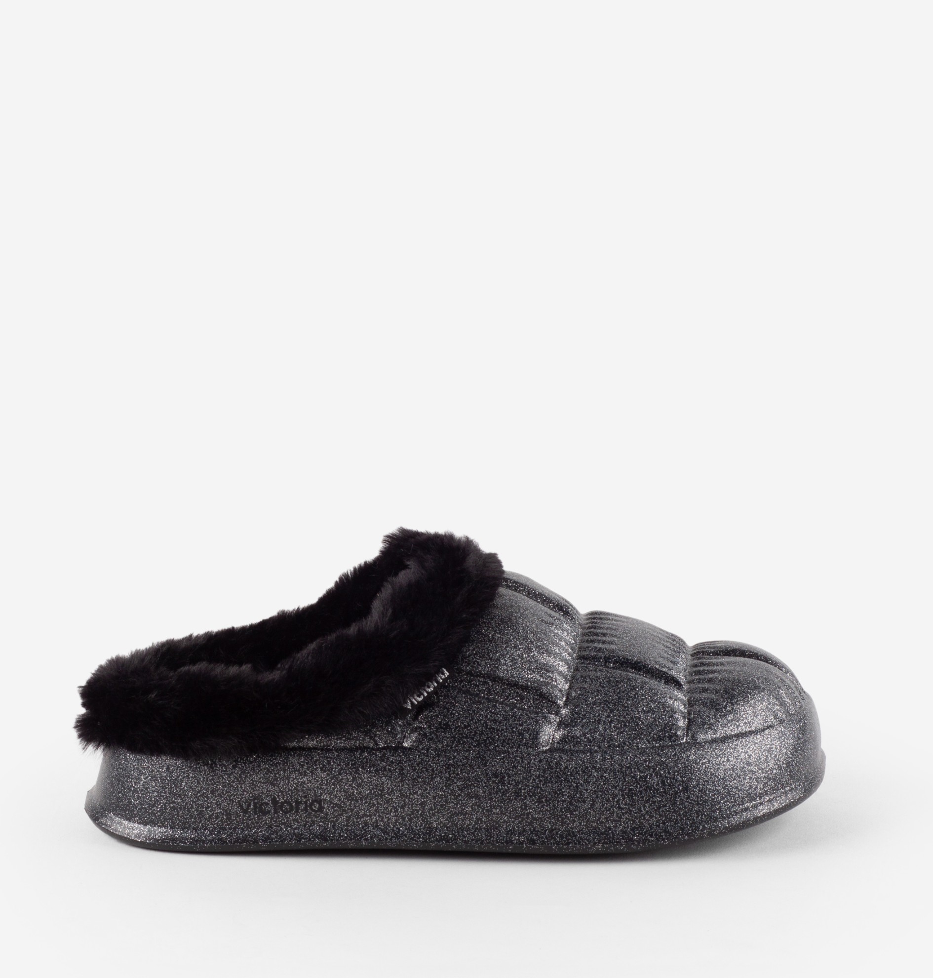 ZAPATILLA DE CASA NORTE FORRO PELO NEGRO